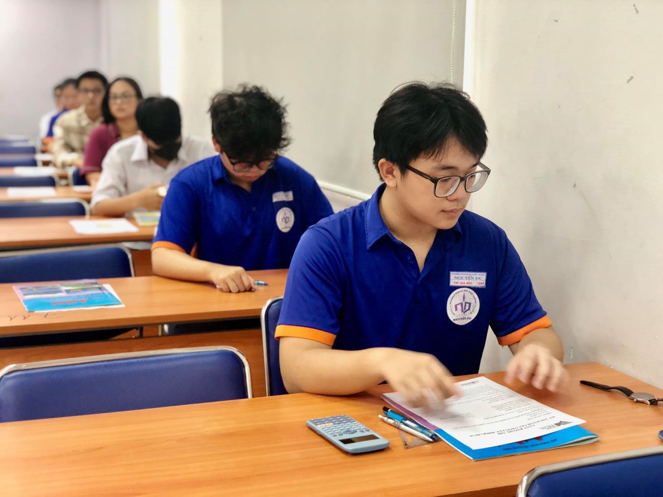 Candidates taking the Ho Chi Minh City National University's competency assessment exam in 2024. Photo: Chan Phuc