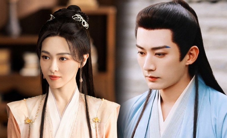 Tang Yan and Liu Xueyi in " Niem Vo Song". Photo: VieOn.