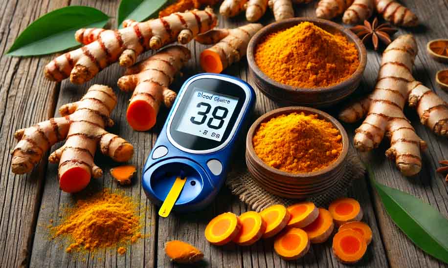 How to use turmeric to help stabilize blood sugar. Photo AI