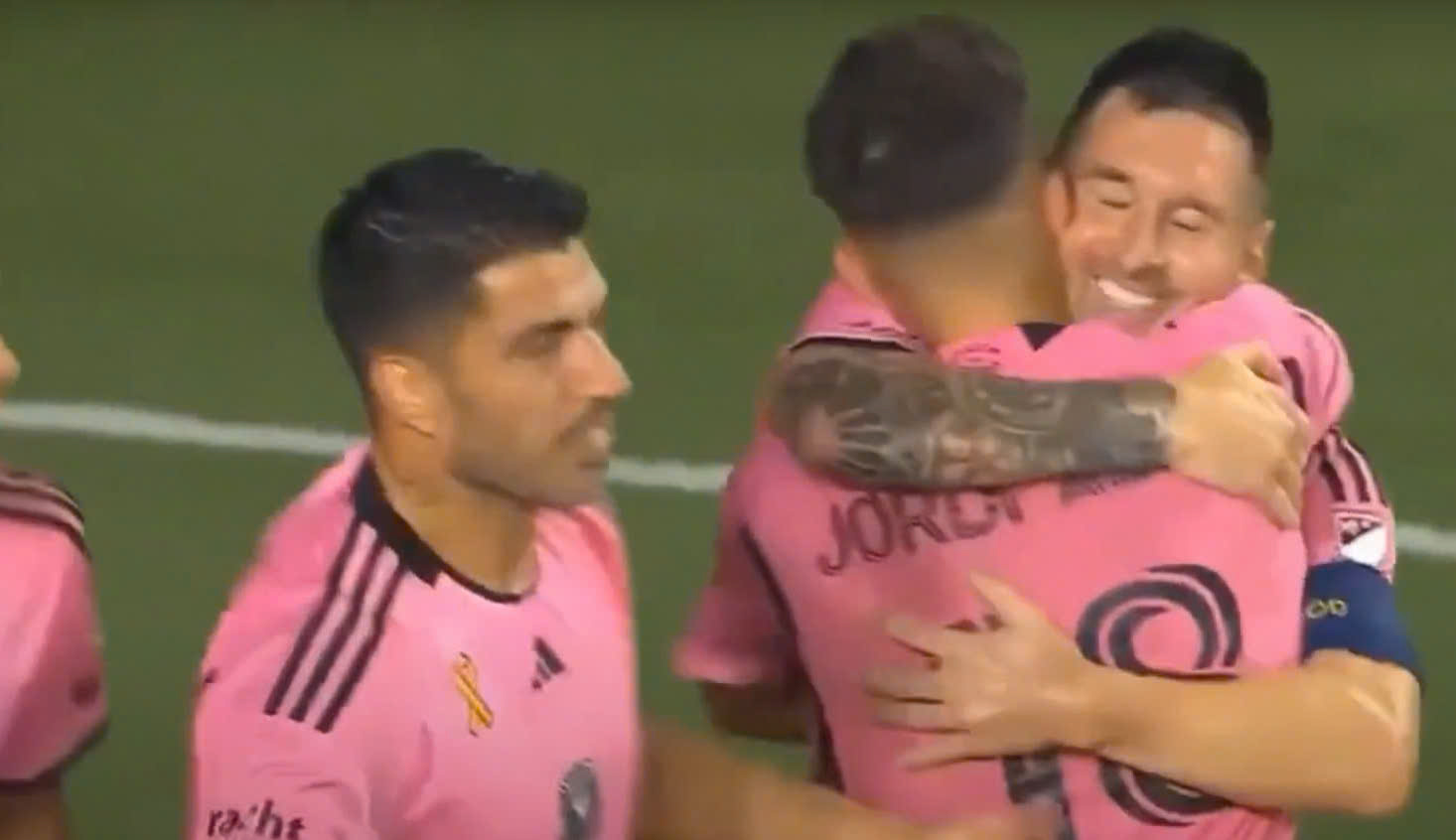 Lionel Messi is likely to miss the Philadelphia game. Photo: Cut from video