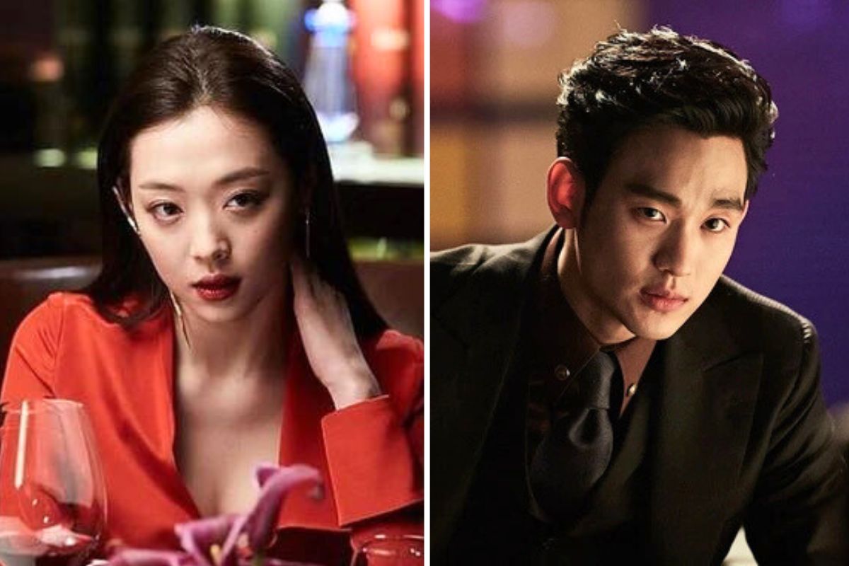Sulli and Kim Soo Hyun in the movie "Real". Photo: "Real" producer