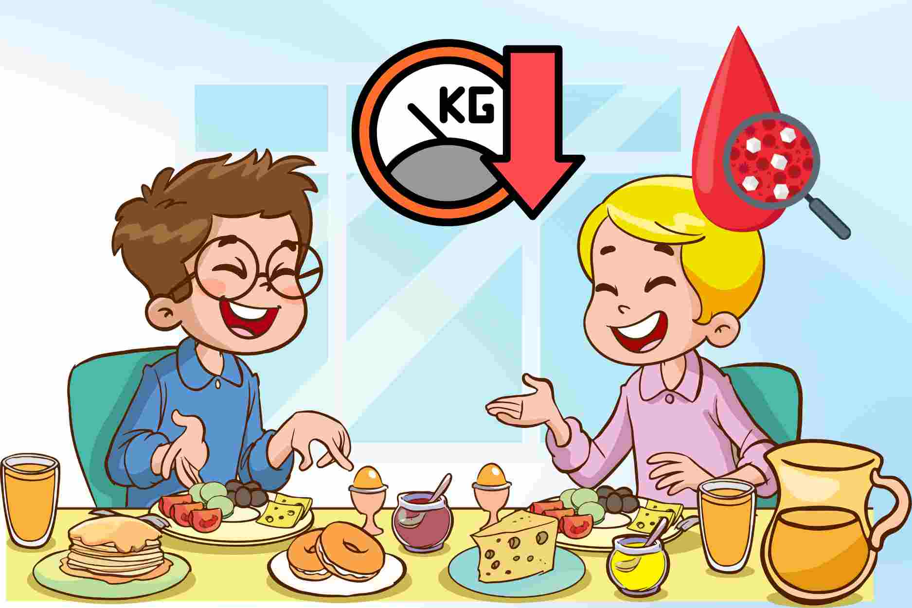 Instructions on how to eat breakfast to reduce blood sugar and lose weight quickly. Graphics: Dinh Dinh