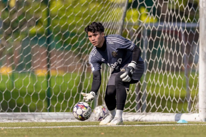 Goalkeeper Ho Tung Han (Vietnam) is playing for Balestier Khalsa club in Singapore. Photo: Interviewee