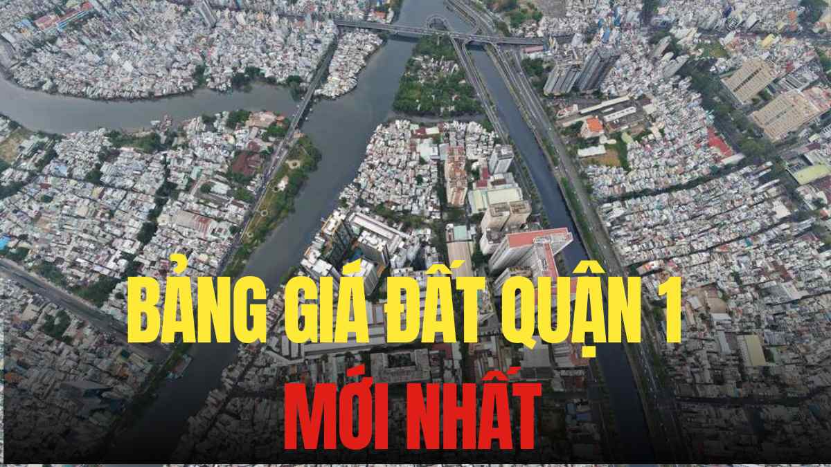 Latest land price list of District 1. Graphics: Tra My