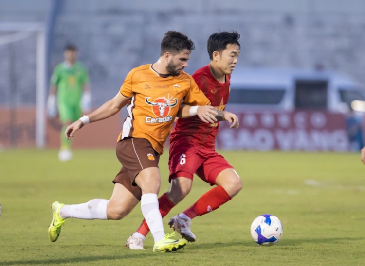 Xuan Truong kheo leo va cai thien the luc dang ke. Anh: Xuan Thuy