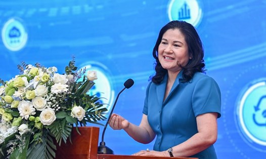 Thứ trưởng Bộ Nội vụ Nguyễn Thị Hà. Ảnh: Mạnh Quân