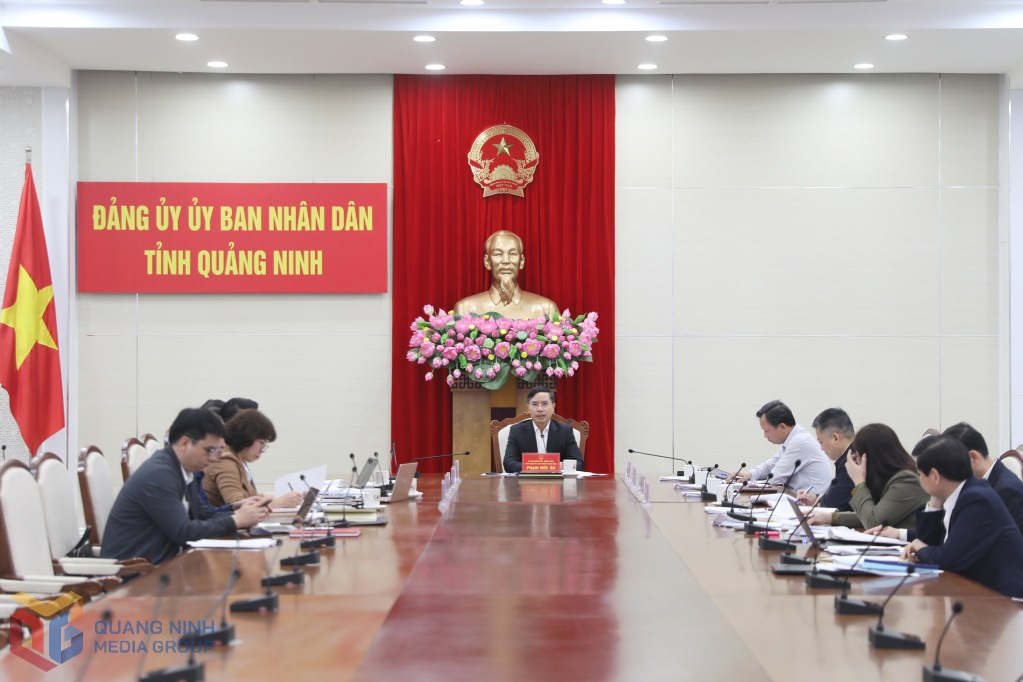 The leaders of Quang Ninh province requested relevant units to actively report to the Central agencies to promptly implement the Planning of the Mong Cai - Ha Long - Hai Phong standard gauge railway line. Photo: Quang Ninh Provincial Media Center