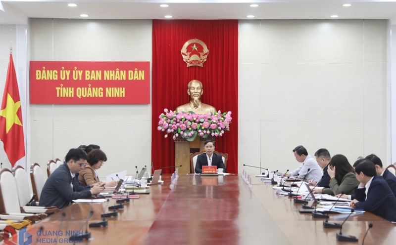 The leaders of Quang Ninh province requested relevant units to actively report to the Central agencies to promptly implement the Planning of the Mong Cai - Ha Long - Hai Phong standard gauge railway line. Photo: Quang Ninh Provincial Media Center