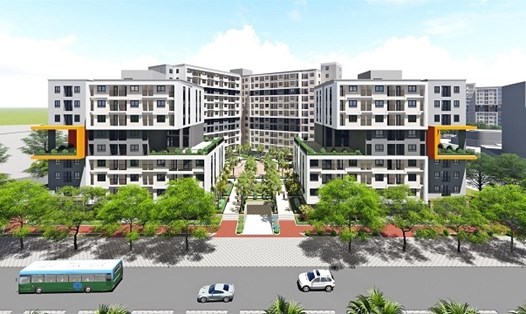 Dự án nhà ở xã hội Thăng Long Green City tại Đông Anh (Hà Nội). Ảnh: Chủ đầu tư