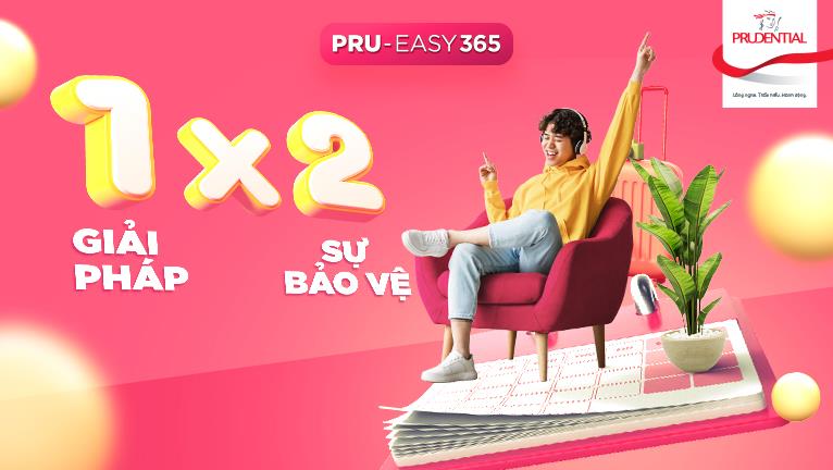 PRU-EASY365 mang den 2 su bao ve trong cung 1 giai phap. Anh: Prudential