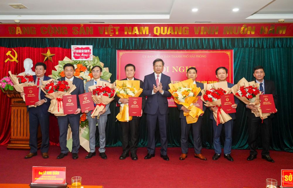 Hai Phong mobilizes, appoints, and assigns tasks to agencies and units under the Department of Agriculture and Environment. Photo: Hai Phong Portal