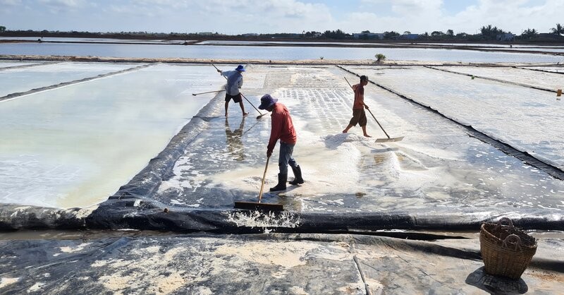 Nghe lam muoi Bac Lieu duoc xem la nghe truyen thong co hon 100 nam. Anh: Nhat Ho