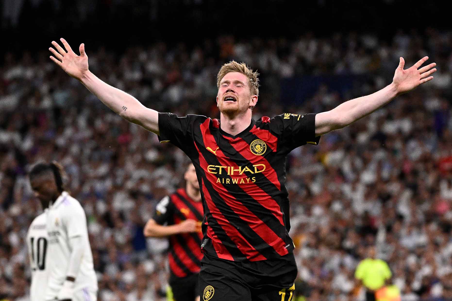 Kevin De Bruyne could leave Man City after this season. Photo: AFP