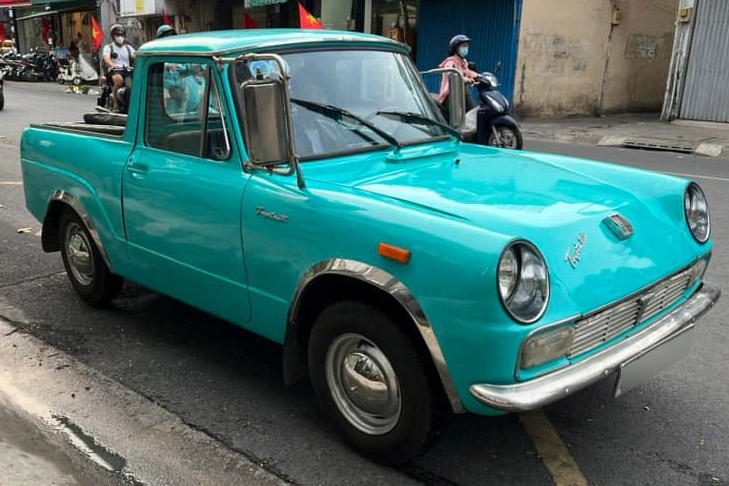 The Toyota Publica pickup truck version is an extremely rare model in Vietnam. Photo: Liem Nguyen