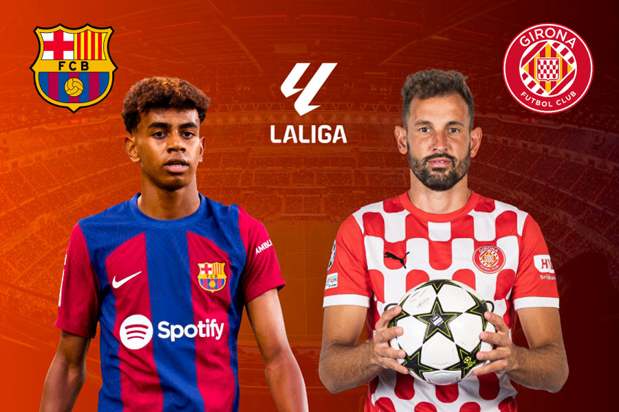 Barcelona vs Girona in La Liga. Graphics: Duong Anh