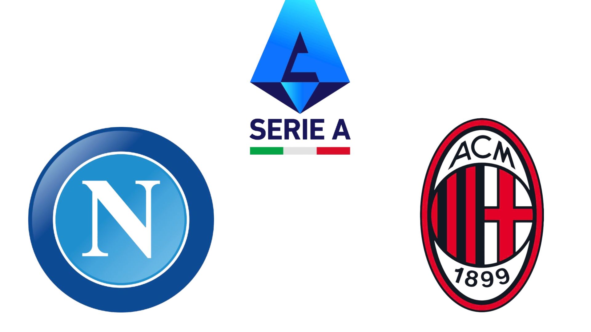 Napoli vs AC Milan in Serie A. Graphics: Van An