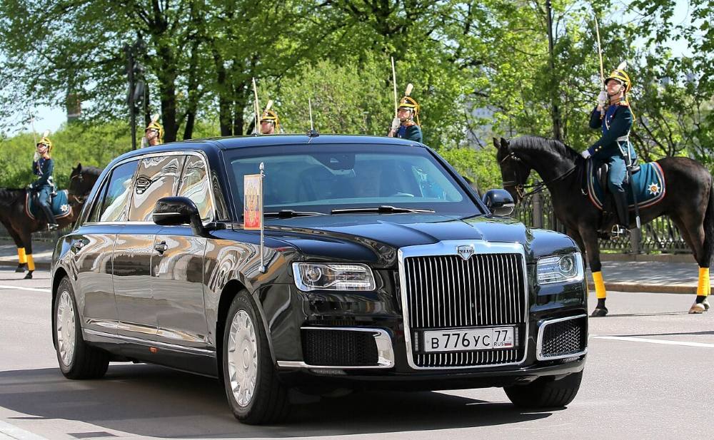 limousine Aurus Senat at the 2018 inauguration of Russian President Vladimir Putin. Photo: Kremlin