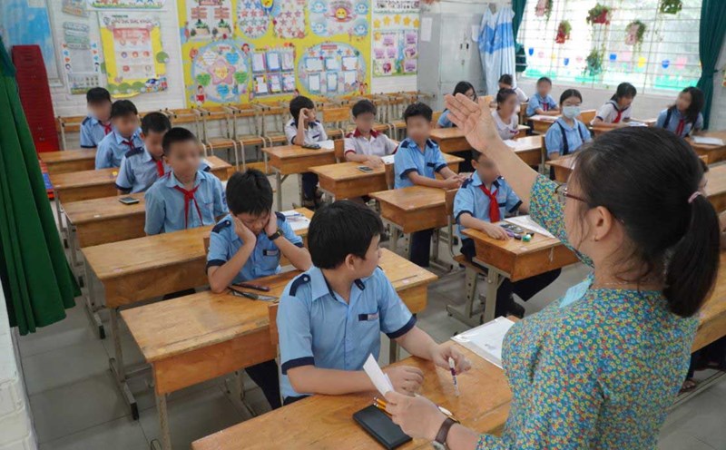 The registration for first-level admission in Ho Chi Minh City is done online. Photo: Chan Phuc