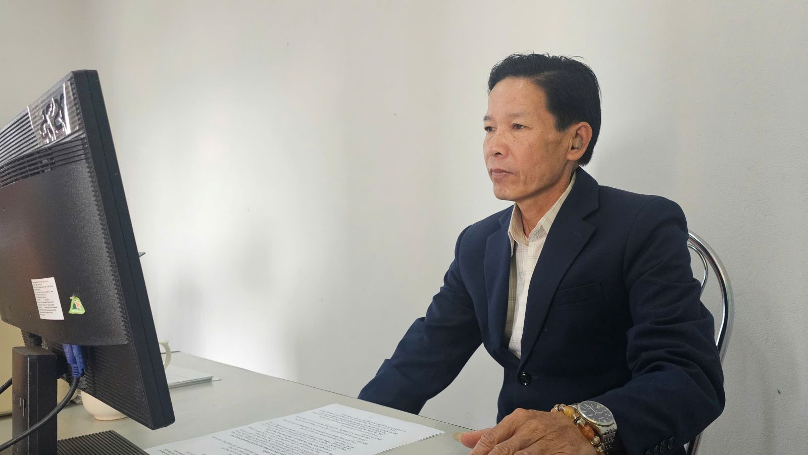 El Sr. Nguyen Oty Vy tiene una deuda de casi 17 millones de dongos de subsidios regionales entre 2014 y 2023. Imagen de H.T