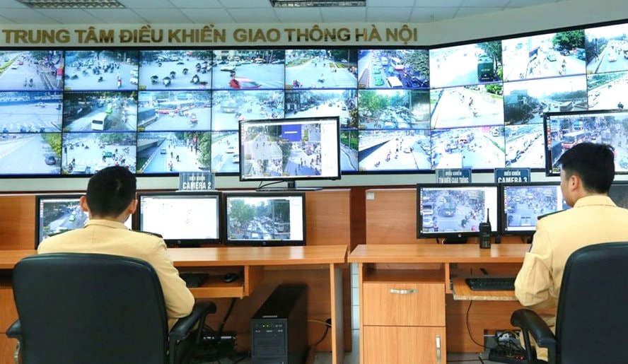 New technologies are increasingly applied to monitor security and order and control traffic. Photo: Tuan Hiep