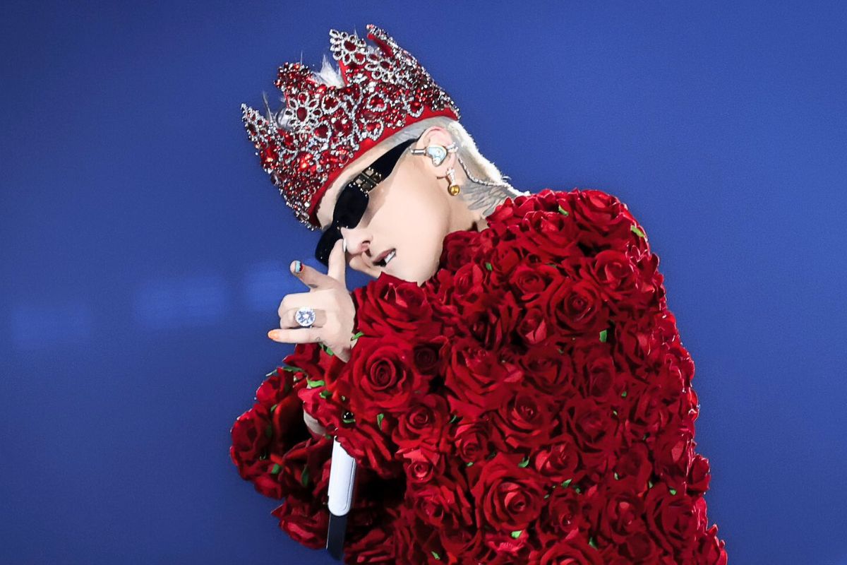 G-Dragon when performing. Photo: Taken from video