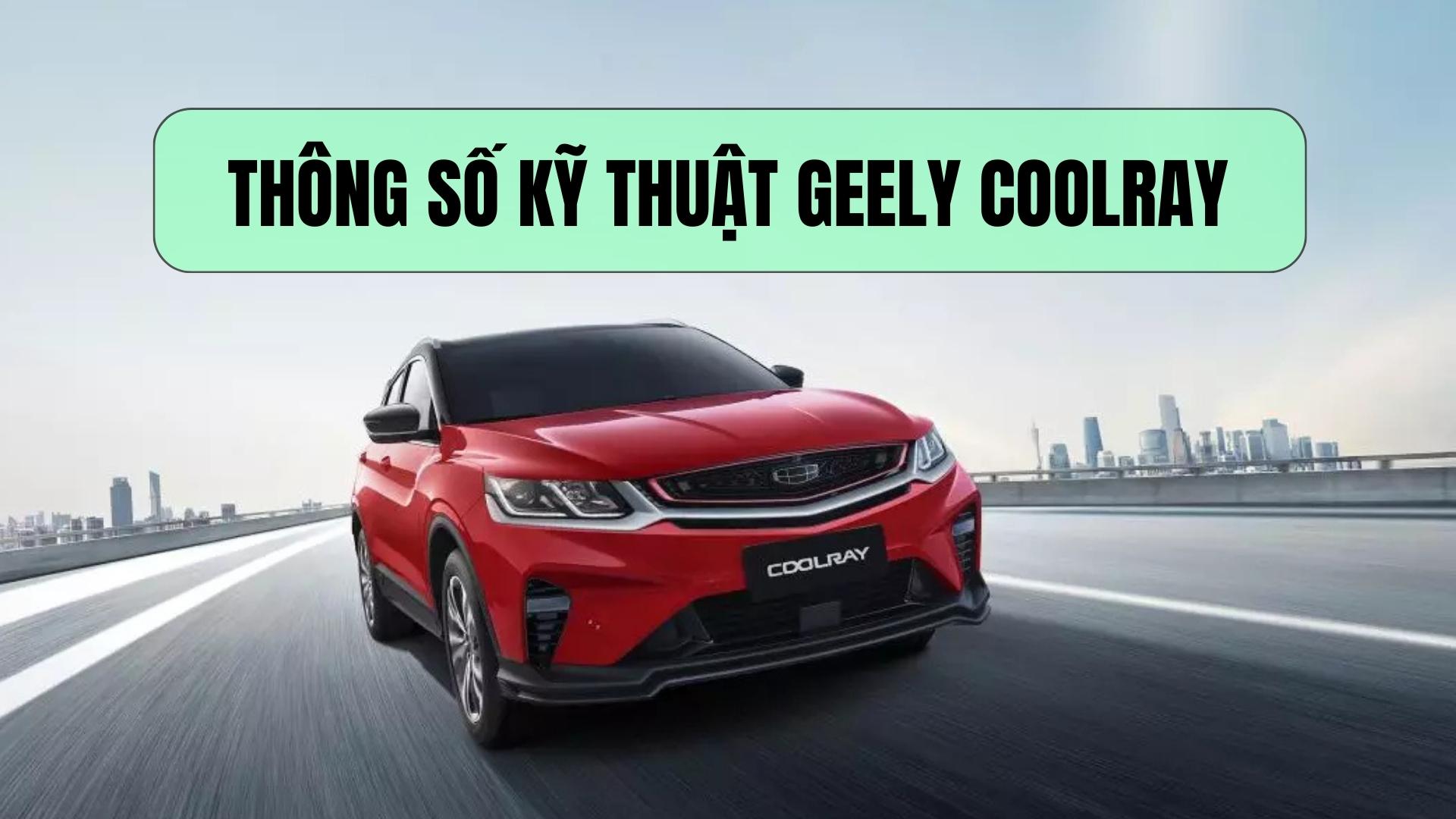 Especificaciones de Geely Coolray. El dibujo: