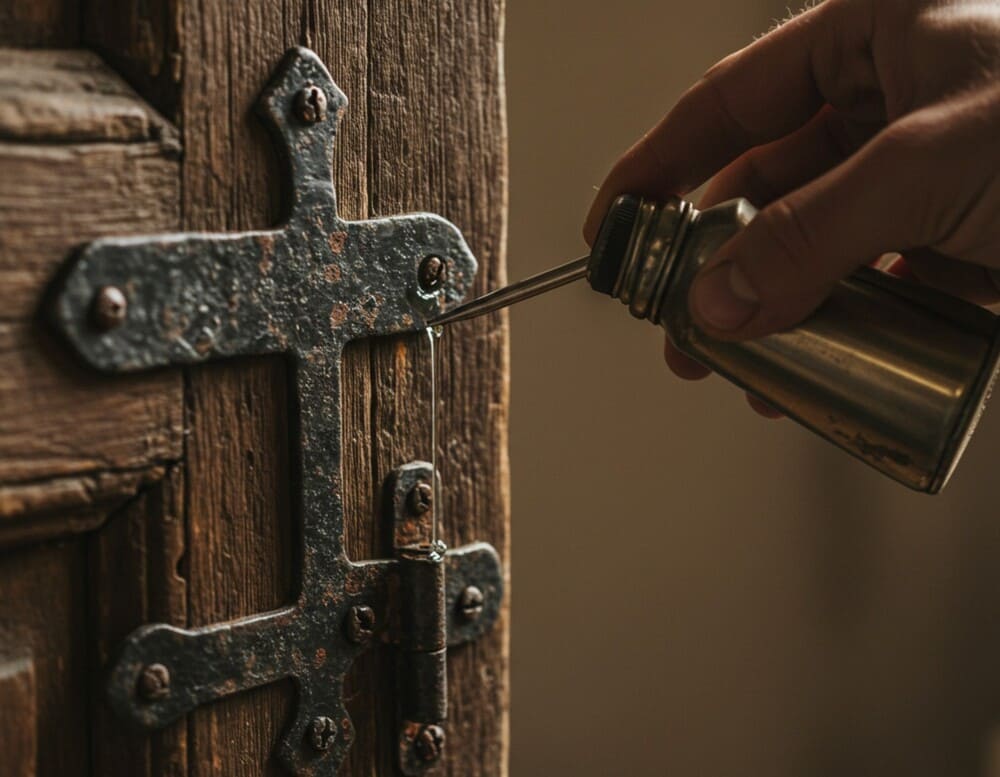 need to increase the curb and clean periodically to help the wooden door operate effectively. Photo: AI - Dat