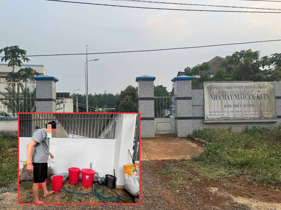 Many people in Buon Ma Thuot city (Dak Lak province) are lacking clean water to use during the dry season. Photo: Bao Trung