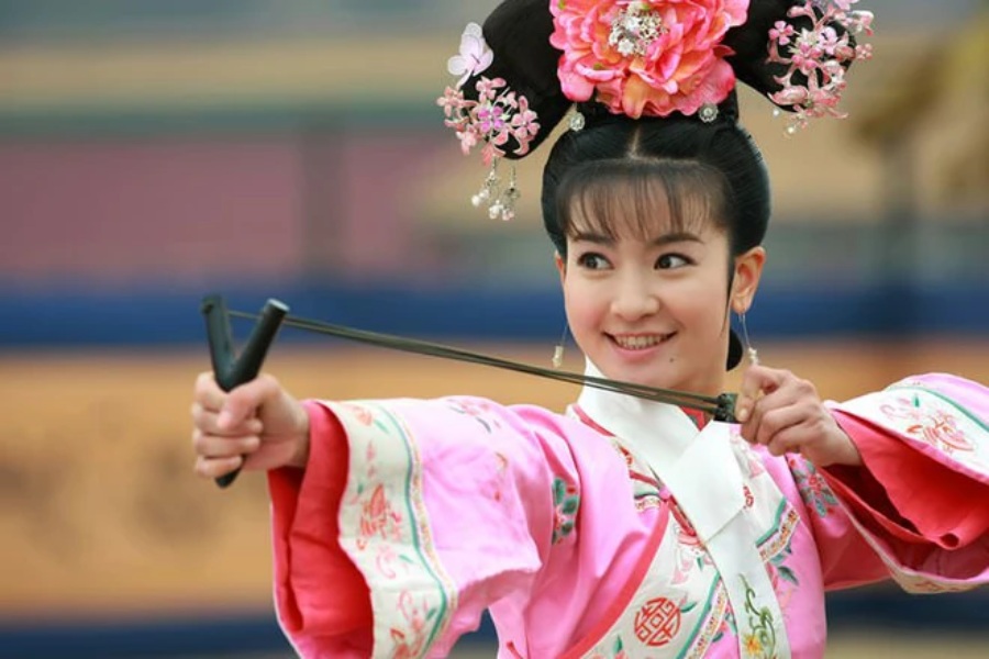 Li Qin in the film "Tan Huan Chau Cach Cach". Photo: Film producer