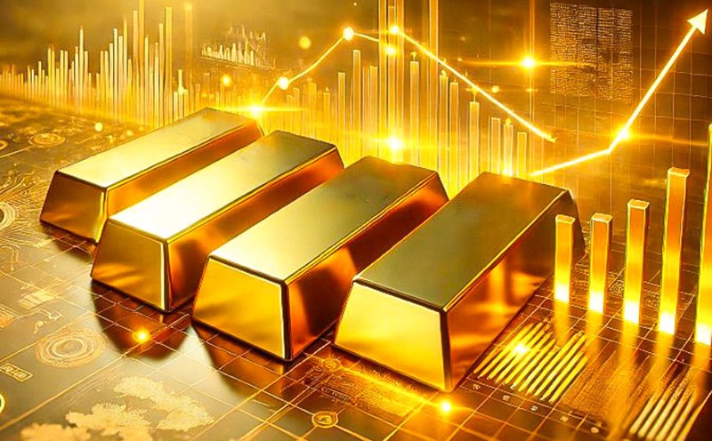 Factors such as trade tensions, geopolitical concerns and global instability have created a new wave of investment in gold. Illustrative photo: Phan Anh