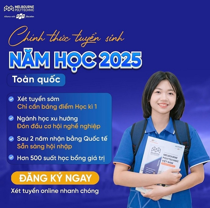 Melbourne Polytechnic Viet Nam tuyen sinh nam 2025. Anh: Melbourne Polytechnic Viet Nam
