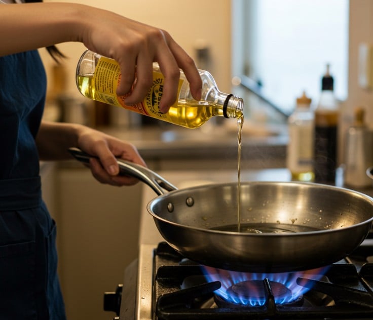 Choose the right cooking oil to ensure the health of the family. Photo: Dat