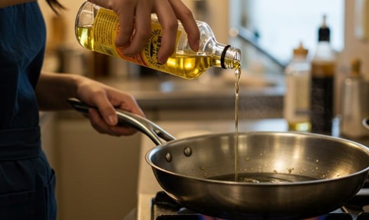Lựa chọn loại dầu ăn phù hợp để đảm bảo an toàn sức khỏe cho gia đình. Ảnh: Đạt