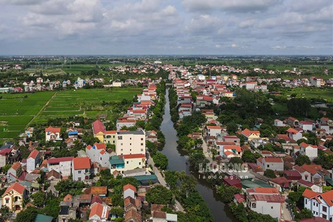 Hung Yen plans to merge 22 villages and residential groups in An Thi district. Photo: Phan Anh