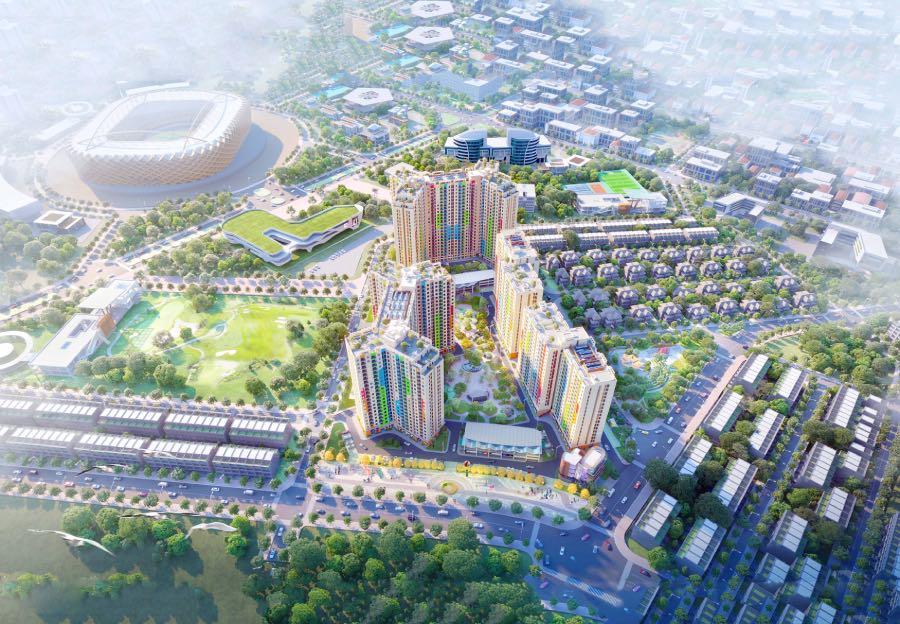 The Golden Square Lao Cai Social Housing project will change the concept of quality and living environment of social housing. Photo: Golden Square Lao Cai