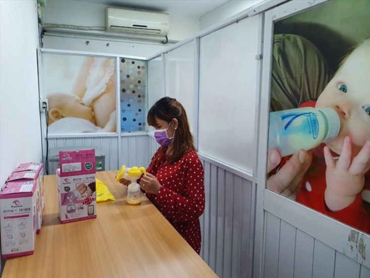 La leche de las mujeres de la CNL. Imagen: Sindicato de las Bases