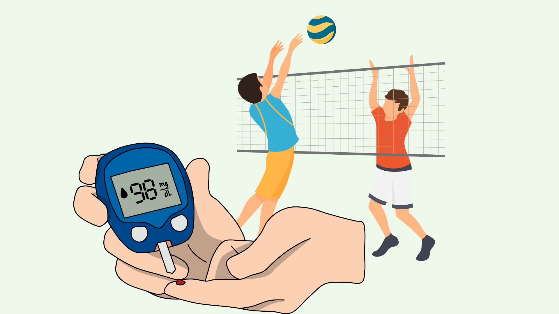 Explicacion de la hipotension despues de hacer ejercicio. Diseñado por Linh Dan