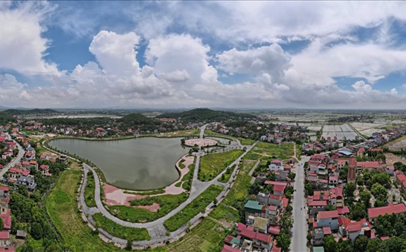 The Thien Thai tourist area project (Gia Binh, Bac Ninh) is still unfinished after nearly 20 years of implementation. Photo: Van Truong