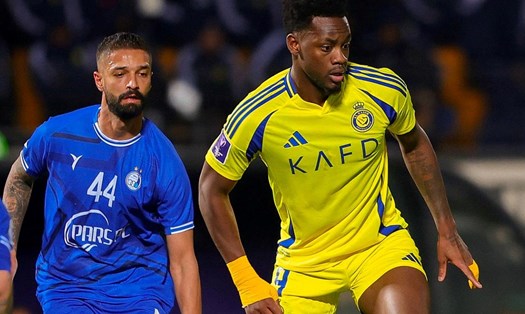 Al-Nassr (áo vàng) hòa Esteghlal Tehran 0-0. Ảnh: Al-Nassr