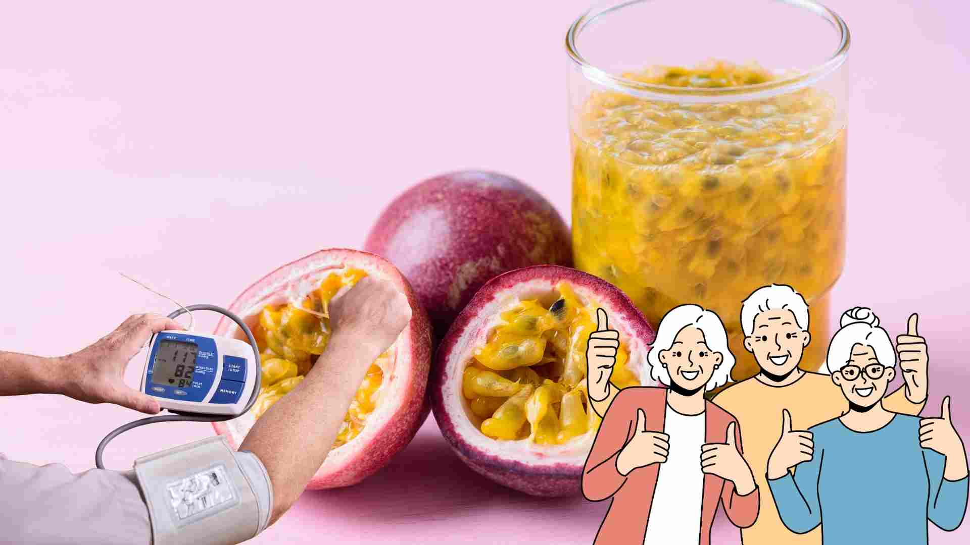 Passion fruit helps lower blood pressure, prolonging life. Graphics: Ha May