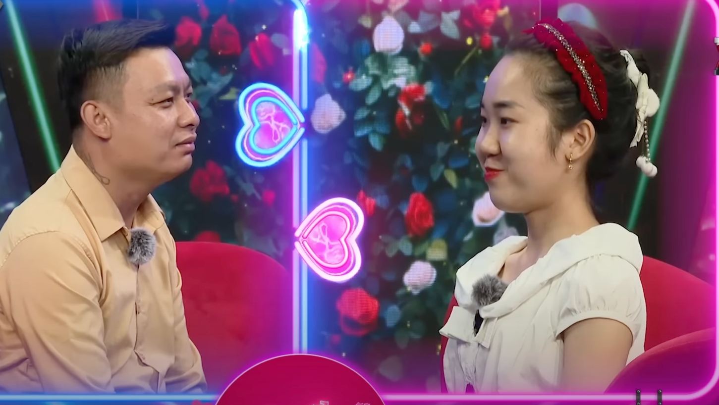 The couple at "You want to date". Photo: Producer.