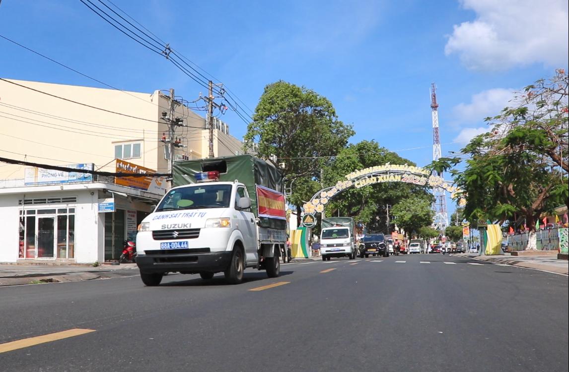 Arrange forces and means to ensure security, order, and fight against crime in Phu Quoc City. Photo: Tien Dung