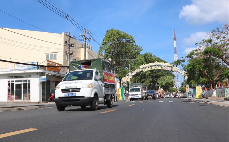 Arrange forces and means to ensure security, order, and fight against crime in Phu Quoc City. Photo: Tien Dung