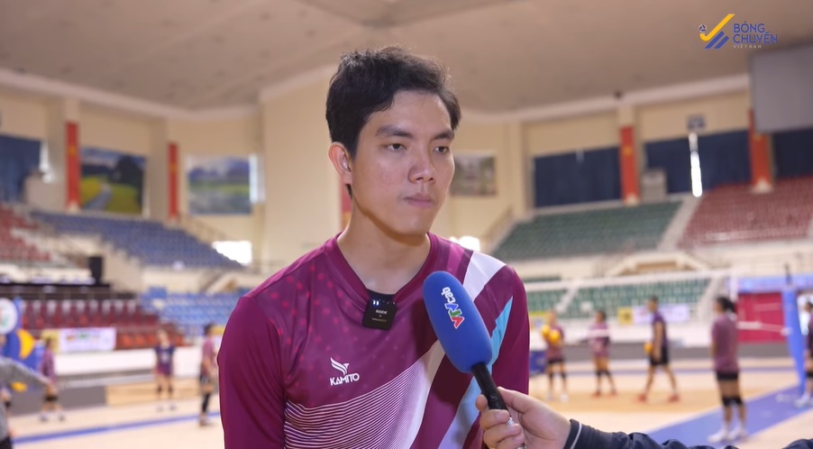 Bich Tuyen shared before the Hoa Lu - Binh Dien Cup 2025. Photo: Vietnam Volleyball