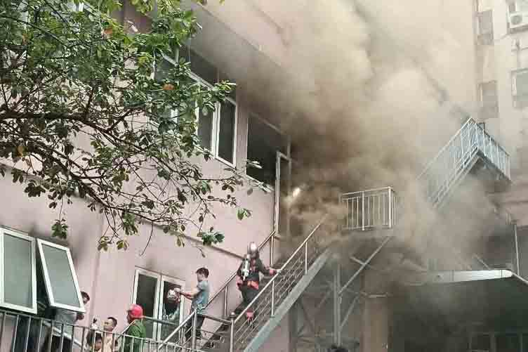 The area where the fire occurred. Photo: Provided by the people