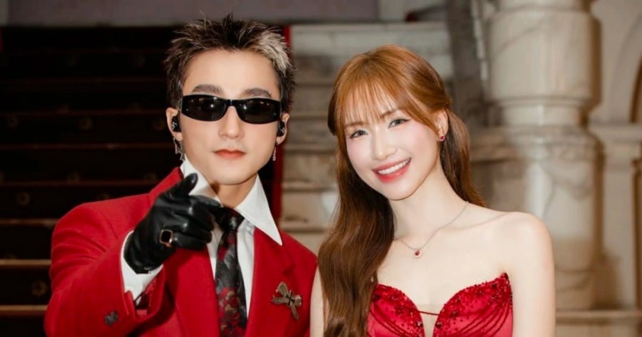 Hoa Minzy and Son Tung M-TP. Photo: Artist provided