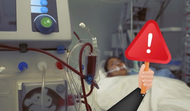 The Ministry of Health directs to clarify the advertising of high-tech blood filtration by DNA International Hospital to remove blood fat, reducing the risk of stroke. Graphics: Huong Giang