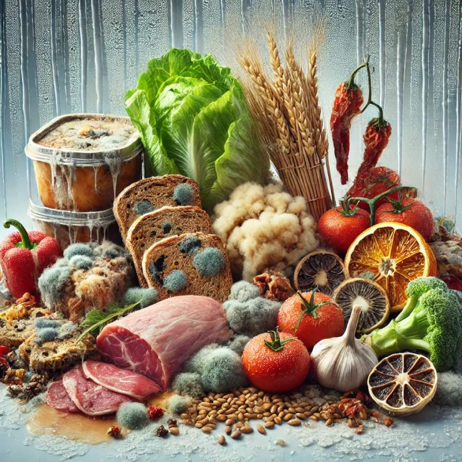 How to store food on wet days to protect your health. Illustrative photo designed by AI