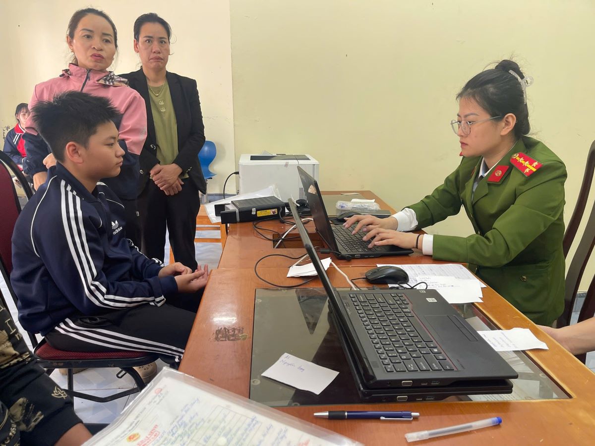 Nam Son Commune Police set up a house for the people. Photo: Hai Phong City Police