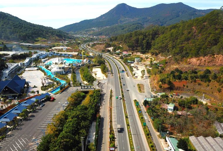 Lam Dong dang xay dung tuyen tranh Da Lat. Anh: Bao Lam